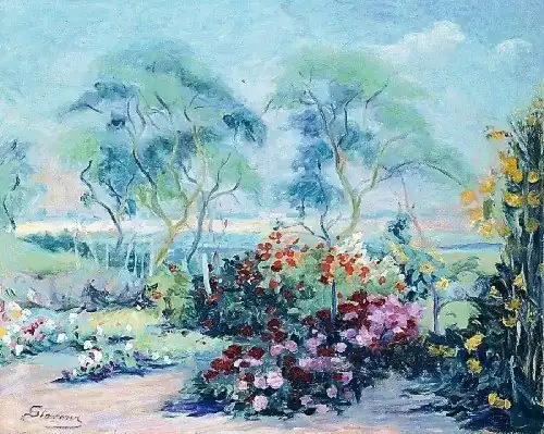 Jardin fleuri.