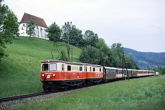 Train à Kirchberg an der Pielach.