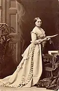 Son épouse Marie-Louise-Flore Masse, vers 1870.