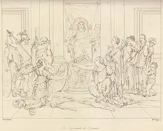 Gravure par Marie-Pauline Soyer, vers 1810-1817.