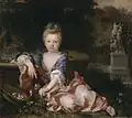 Marie Anne Victoire enfant, par Alexis Simon Belle, vers 1723.
