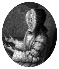 Portrait de Madame du Deffand, par Eugène Asse (XVIIIe&nbsp;siècle)