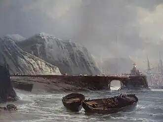 Marine, 1860, localisation inconnue, œuvre non sourcée.