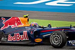 Photo de la Red Bull RB6 de Webber en Espagne