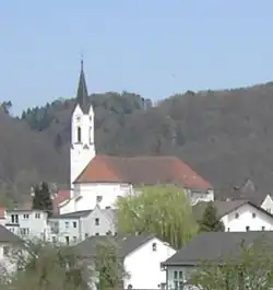 L'église Saint-Oswald de Marktl.