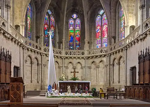 Choeur de l'église Notre-Dame de Marmande.