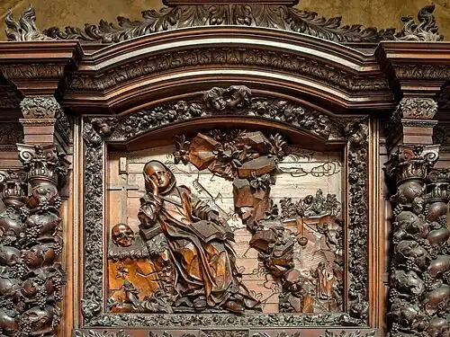 Tableau central du retable de Saint-Benoît (XVIe – XVIIe&nbsp;siècle)