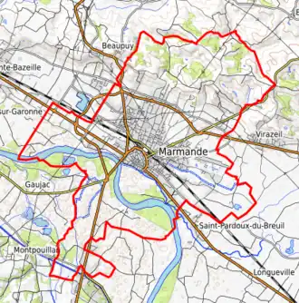 Carte topographique.