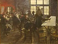 Eugène MartelIntérieur de café.