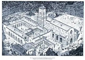 Reconstitution de l'ancien couvent des Cordeliers.