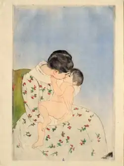 Après le bain, Clark Art Institute, aquatinte, 1891