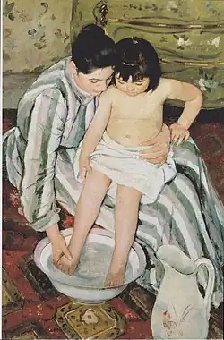 La Toilette de l'enfant, Art Institute of Chicago, huile sur toile, 1894