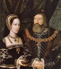Marie Tudor (1496-1533) et Charles Brandon