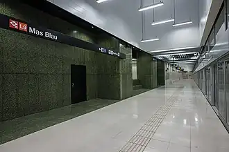 Image illustrative de l’article Mas Blau (métro de Barcelone)