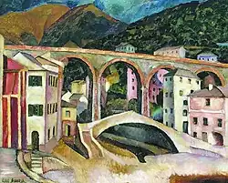 Italie, aqueduc de Nervi