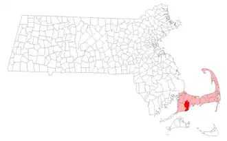 Localisation de Mashpee