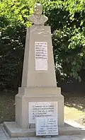 Le monument à Jules Caffart.