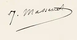 signature de Jules Massenet