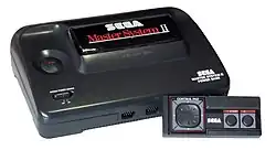  La Master System II, qui intégrait le jeu "Alex Kidd" in Miracle World.