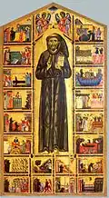 Maestro del San Francesco Bardi (Florence, première moitié du XIIIe&nbsp;siècle)Saint François et vingt épisodes de sa vieChapelle Bardi
