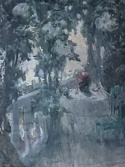 Fin de jour, aquarelle, 1930, médaille d'or au Salon des artistes français, coll. particulière.