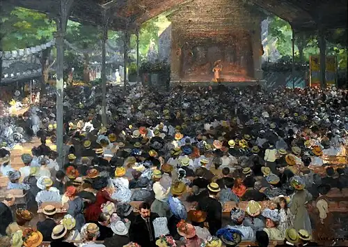 Matinée au concert des Ambassadeurs, huile sur toile, Musée des Beaux-Arts de Bordeaux.