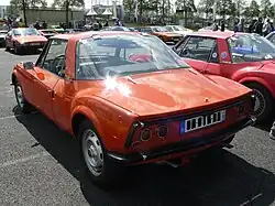 Arrière d'une Matra 530 SX.