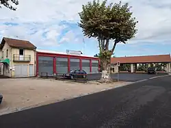 Le centre d'incendie et de secours de Maubourguet.