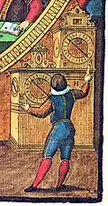 Horloges de Tycho Brahe à cadrans auxiliaires, 1598.