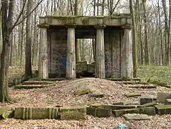 Mausolée de la famille Hoym, à Brzeg Dolny 1800.