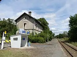 La voie en direction de Sarlat.