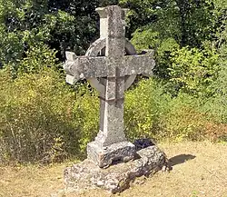 La croix celtique du plateau de Beauregard.