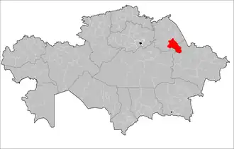 Localisation de District de Maï