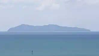 Vue de Tuhua depuis le Mauao.