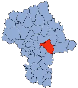 Localisation de Powiat de Mińsk