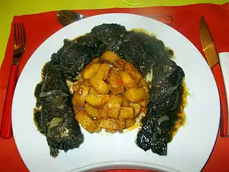 Bongo'o tjobi et banane plantain.