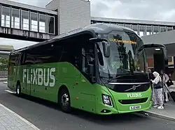 Volvo 9700 à Preston, au Royaume-Uni.