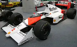 Bruno Giacomelli estime que sa Life L190 rendait plus de 100&nbsp;km/h à cette McLaren MP4/5