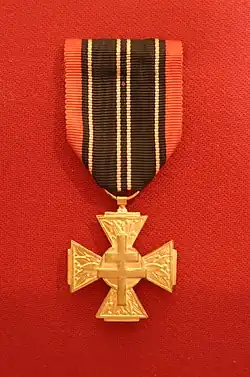 Croix du combattant volontaire de la Résistance.