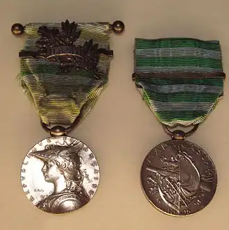 Médaille de la seconde expédition de Madagascar en 1895.