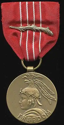 Médaille de la Liberté.