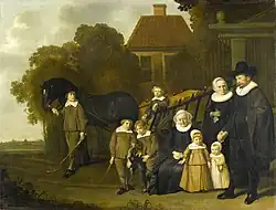 La Famille Meebeeck Cruywagen, attribué à JVL, vers 1640-45.