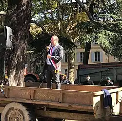 Olivier Damaisin en janvier 2022.