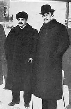 Mehmet Talaat Pasha et Richard von Kühlmann