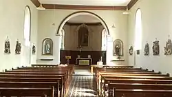 Intérieur de l'église Sainte-Catherine.