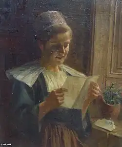 Liseuse, localisation inconnue.