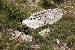 Menhir couché des Matelettes