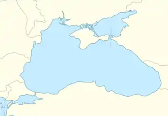 Localisation de la&nbsp;Turquie sur la&nbsp;Mer Noire