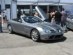 Mercedes-Benz SLR McLaren roadster.