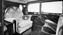 Mercedes-Benz Type Nürburg 460 Papamobile, intérieur